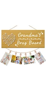 Christmas Gifts for Grandma Grandpa from Granddaughter Grandson - Grandkids Picture Frame for Grandmother Grandfather Grandparent for Mothers Day Fathers Day Grandparents Day Birthday Thanksgiving