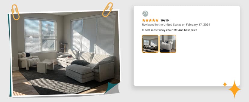 LOULENS Lambswool Accent Chair, Modern Upholstered Sherpa Accent Chair, Comfy Teddy Single Armchair with Pillow for Living Room, Bedroom (Beige, Backrest Under The Cushion)