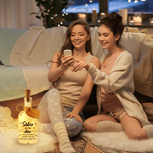 Sister Gift Sisters Birthday Gifts Birthday Gifts for Sisters from Sisters Brother Christmas Mothers Day Valentines Day Gift for Sisters Adult Decorations Decorative Bottle Jar Lighting