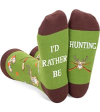 Zmart Men Women Funny Socks - Outdoorsman Gifts for Racing Golfing Hunting Lovers
