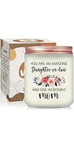 Sister in Law Gifts - Christmas, Birthday, Mother's Day, Wedding Gifts for Sister in Law - Lavender Scented Candles