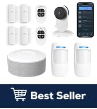 WiFi Door Alarm System, Wireless DIY Smart Home Security System, with Phone APP Alert, 8 Pieces-Kit (Alarm Siren, Door Window Sensor, Remote), Work with Alexa, for House, Apartment, by tolviviov