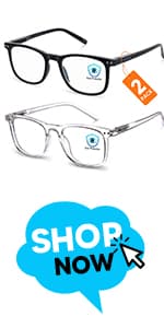 AOSM Blue Light Glasses for Men & Women,Gaming glasses Anti-Glare UV400 Protection,Blue Light Blocking to Relieve Eye Strain