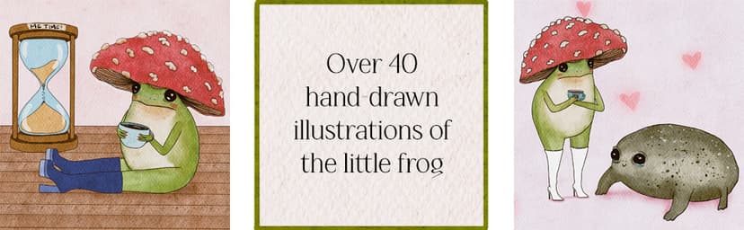 The Little Frog's Guide to Self-Care: Affirmations, Self-Love and Life Lessons According to the Internet's Beloved Mushroom Frog 1837991014