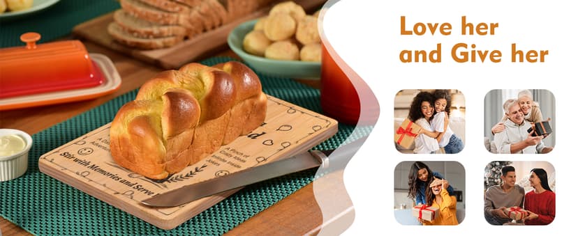 Best Friend Birthday Gifts for Women - “Recipe for a Best Friend” Bamboo Cutting Board Set, Engraved with Inside Jokes & Secrets - Bestie Gifts for Graduation, Long-Distance, Housewarming & Christmas