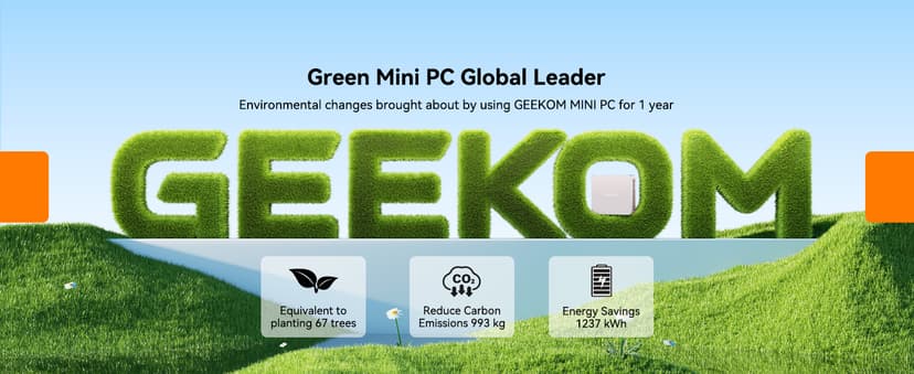 GEEKOM A5 Mini PC with AMD Ryzen 5 7430U, 3-Year Coverage, 16GB RAM(Upgradable, Not LPDDR)&512GB M.2 NVMe SSD, Windows 11 Pro Desktop Computer Support 8K/Wi-Fi 6/BT 5.2/USB 3.2/SD Slot/6x USB