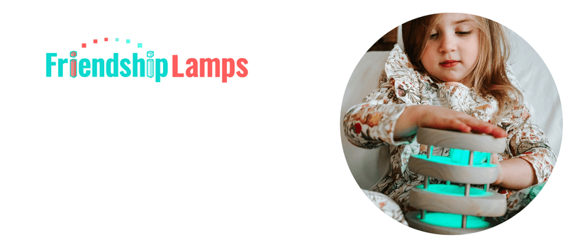 Friendship Lamp FriendLi by Filimin - Subscription Required Wi-Fi LED Light for Long Distance Touch Lamp, Present for Best Friend, Relationship, Family, Unique Gifts, Easy App Setup - Set of 2