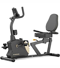 VANSWE Recumbent Exercise Bike for Adults Seniors - Recumbent Bikes for Home with Magnetic Resistance, Bluetooth and App Connectivity, Pulse Sensor