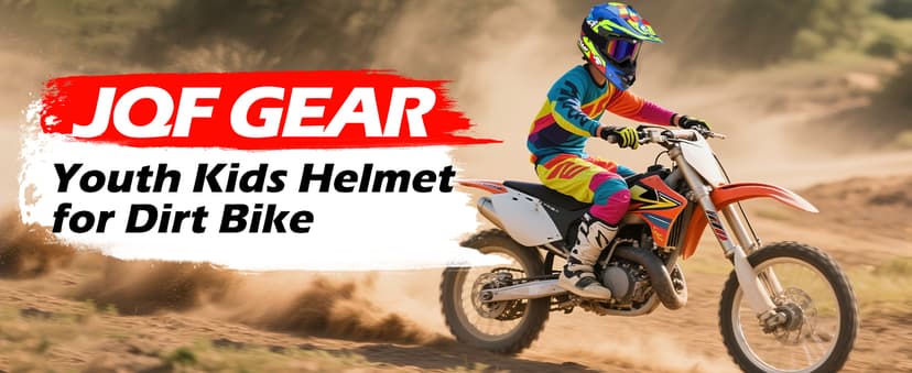Youth Kids Dirt Bike Helmets Motocross Offroad ATV BMX MX Dirtbike Motorcycle Helmet J-01 with Goggles and Gloves DOT Approved