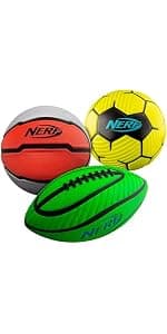 Nerf Vortex Aero Howler Foam Ball, Classic Long-Distance Football, Flight-Optimizing Tail, Whistling Sound, Indoor & Outdoor Fun, Christmas Stocking Stuffers for Kids B08P29SC84