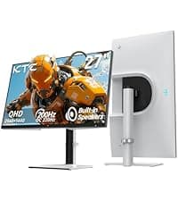 KTC 27'' 280Hz 240Hz Gaming Monitor 1ms GTG 350nits Fast VA 1080P Tilt 126% sRGB Adaptive Sync 4000:1 Contrast Ratio HDR DisplayPort 1.4/HDMI 2.0 VESA