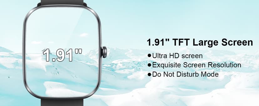 Soudorv Smart Watch for Men Women, 2026 New Smartwatch(Answer/Make Call) , 1.91" Fitness Watch with 120+ Sport Modes, Fitness Tracke with Pedometer/Sleep Monitor/Heart Rate/IP68, for Android/iPhone Black