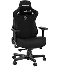 Anda Seat Phantom 4 Black Fabric Gaming Chairs for Adults - Large Wide Seat Gamer Chair with Dynamic Lumbar Support, Comfortable Ergonomic Video Game Seats with Headrest - 2D Armrests