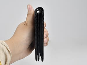 Slim Rfid Leather Wallet for Men: Stocking Stuffers Birthday Gifts for Men Him Boyfriend Husband Grandpa Minimalist Travel Wallet Gifts Ideas for Christmas Anniversary Valentines Fathers Day