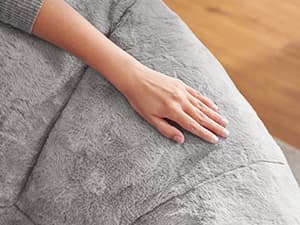 Hobestluk Bean Bag Chairs Large Bean Bag Couch for Adults Stuffed Sofa Chair Comfy Giant Bean Bag Chair with Spacious Design for Reading, Playing or Relaxing (Grey)