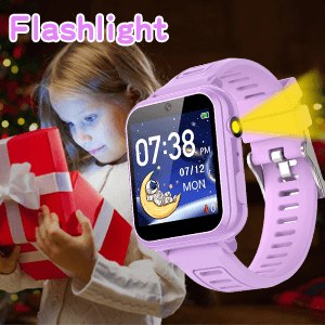 Kids Smart Watches Girls Gifts Age 3-12, Smart Watch for Kids with 39 Games Camera Video Recorder Music Player Alarm Calculator Stopwatch Flashlight Pedometer Gift Toys for Girls Ages 5 6 7 8 9 10