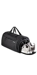 Fitgriff® Gym Bag for Men & Women with Shoe & Wet Compartment - Duffle Bag for Travel, Sports, Fitness & Workout