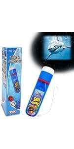 Pup Go Dinosaur Toys for Kids 3-7, Dinosaur Flashlight Focusable Projector Light with 24 Realistic Dino Images, Kids Night Light, Best Gift Cool Dinosaurs Toys for 3 4 5 6 7 Year Old Boys Girls