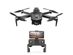 S3 WiFi FPV 6-Axis Gyro & 360° Flip Drone with 480P HD Camera for Beginners (White)