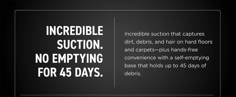 Shark AV2501AE AI Robot Vacuum with XL HEPA Self-Empty Base, Bagless, 60-Day Capacity, LIDAR Navigation, Perfect for Pet Hair, Compatible with Alexa, Wi-Fi Connected, Carpet & Hard Floor, Black