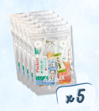 Hangover Kit (1 Pack) Pre Filled Party Favors, Goodie Bags, Gift for Bachelorette, Wedding, 21st Birthday, Girls Trip and All Celebrations