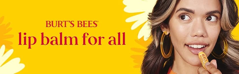 Burt's Bees Lip Balm - Pink Grapefruit, Mango, Coconut & Pear, and Pomegranate Pack, Lip Moisturizer With Beeswax, Tint-Free, Natural Origin Conditioning Treatment, 4 Tubes, 0.15 oz.