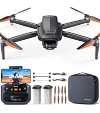 Bwine F7GIM 6K Photo Drone with Camera for Adults, 3-Axis Brushless Gimbal, 4K/30fps Video, GPS Smart Control, Plus 70Mins Flight Time, 10000Ft FPV Digital Transmission and TOF Safety Support