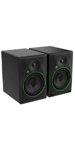 Mackie CR3.5 3.5" Creative Reference Powered Studio Monitors with Tone Knob and Location Switch — Active Speakers for Music Production, Desktop Computer, Gaming, HiFi Listening