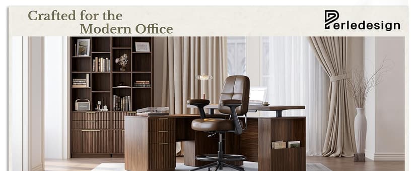 Drafting Executive Chair, Tall Office Chair with Padded Flip-Up Armrests, Mid-Back Cushioned Seat, 360° Swivel Rolling Computer Desk Chair for Standing Desk & Home Office, Vintage Brown