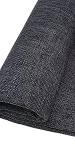 TinaKim Thick Chair Upholstery Fabric, Faux Linen Type Cloth Material, for Sofa Couch DIY (flaxen 14, 2 Yard (57x 72 inch))