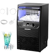 EUHOMY Commercial Ice Maker Machine 400Lbs/24H,ETL Approval, Industrial Ice Machine, 250Lbs Storage, Ice Ready in 11-20min, Stainless Steel Ice Maker for Bar/Cafe/Restaurant/Business