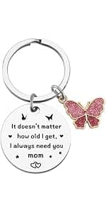 Gifts for Brother from Sister, Brother Birthday gifts, Remember I Love You Gift Keychain for Birthday Christmas Graduation