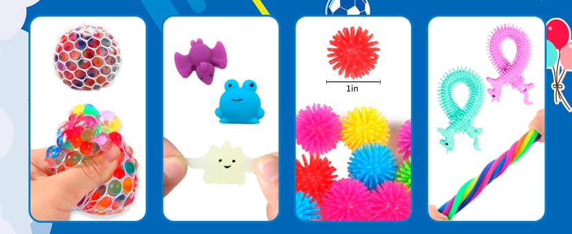 1000 Pcs Party Favors for Kids, Fidget Toys Bulk, Birthday Gift Toys, Fidgets Stocking Stuffers, Treasure Box Birthday Party, Goodie Bag Stuffers, Carnival Prizes, Pinata Filler Stuffers for Classroom B0CBDHC4BN