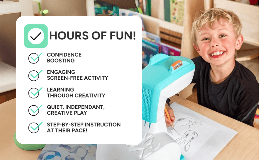 Flycatcher Smart Sketcher 2.0 Projector, Drawing and Tracing Projector for Kids, Educational Arts & Crafts Toy, Christmas Gift for Boys and Girls Ages 5+