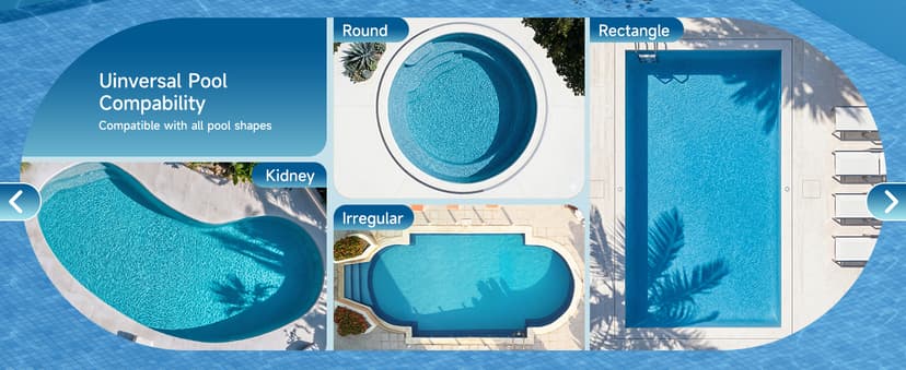WYBOT C1 Cordless Robotic Pool Cleaner, 4-in-1 Pool Vacuum for Inground Pools & Above Ground Pool Up to 150 Mins Runtime, Power Suction with Smart Navigation & APP Control (Lake Green)