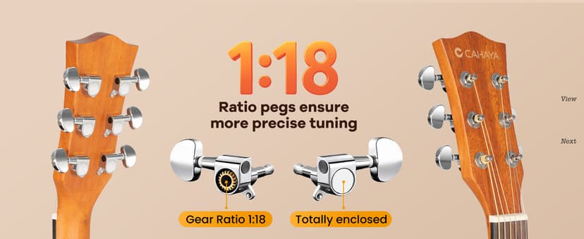 CAHAYA Acoustic Guitar Beginner Set - 41" Full Size Spruce Top Mahogany Body with Okoume Neck Rosewood Fingerboard, GA Cutaway Design, Balanced Rich Tone with Gig Bag, Strap, Capo, Strings & Picks