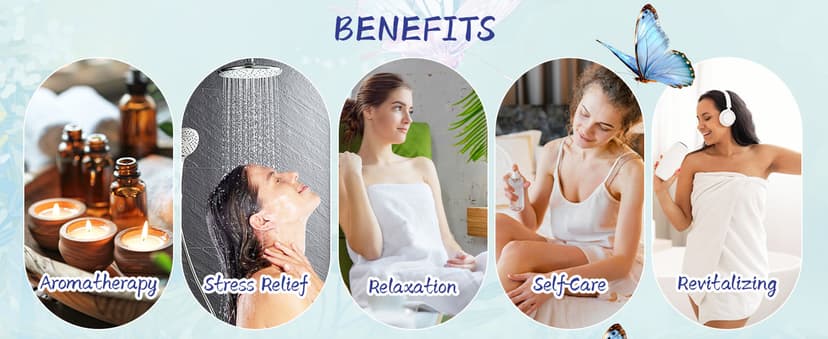 Shower Steamers Aromatherapy 8 Pack - Gifts for Women, Shower Bombs with Essential Oils, Self Care and Stress Relief Stocking Stuffers, Relaxation Birthday Gifts for Women and Men