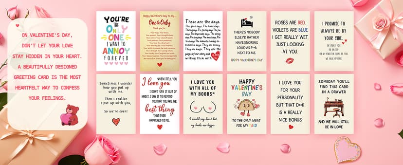 Funny Valentines Day Card Gifts for Him Boyfriend, Naughty Valentine's Day Gifts for Men, Unique Valentines Day Cards for Husband, Taco Vday Cards