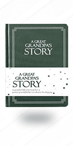 Grandpa's Life Story Journal (Hardcover): A Meaningful Keepsake for Grandpa to Share His Journey & Memories, Book Includes 250+ Prompt Questions, Sentimental Gift for Father's Day, Birthday, Christmas