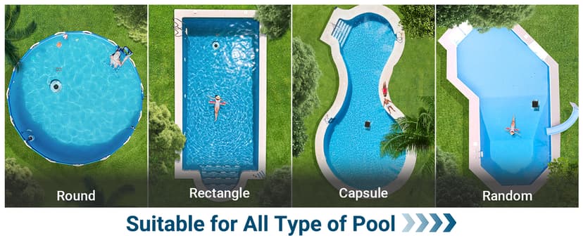 30,000 BTU Electric Pool Heater for Above Ground Pool Swimming Pool Heat Pump Inground Pool Heater 120V 8,000 Gallon Heating or Cooling WiFi Control Schedule