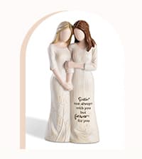 Best Friend Figurines - Friendship Bestie Gifts for Women - Christmas Birthday Gifts for Sisters from Sister