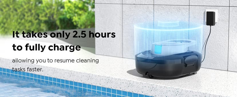 (2026 Upgrade) TALOSBO S1 PRO Robotic Pool Vacuum – Dual-Motor Above-Ground Pool Cleaner, 120 Mins Runtime, Quick Charging, 2.2L Large Filter Basket & Auto-Parking for Easy Retrieval