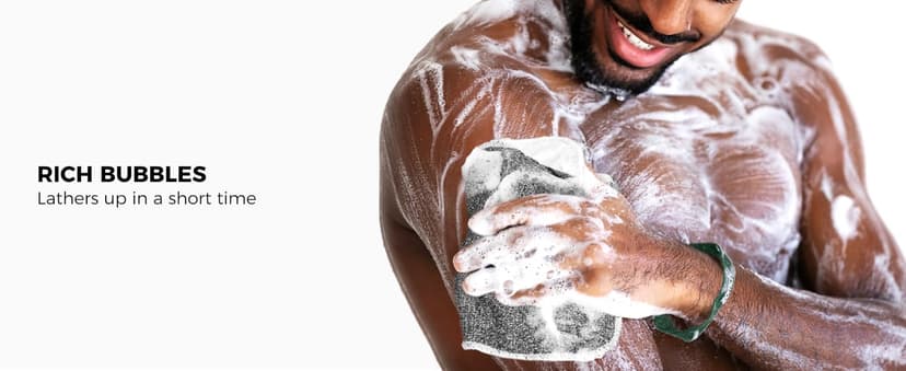 ZOMCHI 2 Count Wash Cloths, Exfoliating Washcloth with Dual Texture for Face and Body, Exfoliating Wash Cloth for Showering (Deep and Gentle)