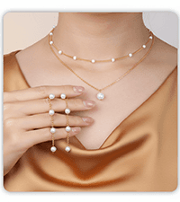 SmileBelle Pearl Necklaces for Women, Daisy Pearl Choker as Christmas Stocking Stuffers for Teens, Silver Daisy Pearls Jewelry Trendy Stuff Birthday Gifts 3 Pearls White Necklace as Wedding Jewelry