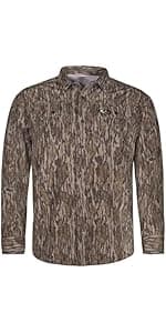 Mossy Oak Men's Cotton Mill Camo Hunting Pants