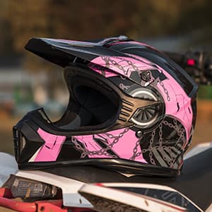 ILM Adult Dirt Bike Helmets Motocross ATV Dirtbike BMX MX Offroad Full Face Motorcycle Helmet, DOT Approved Model 128S (Matte Black, Adult-L)