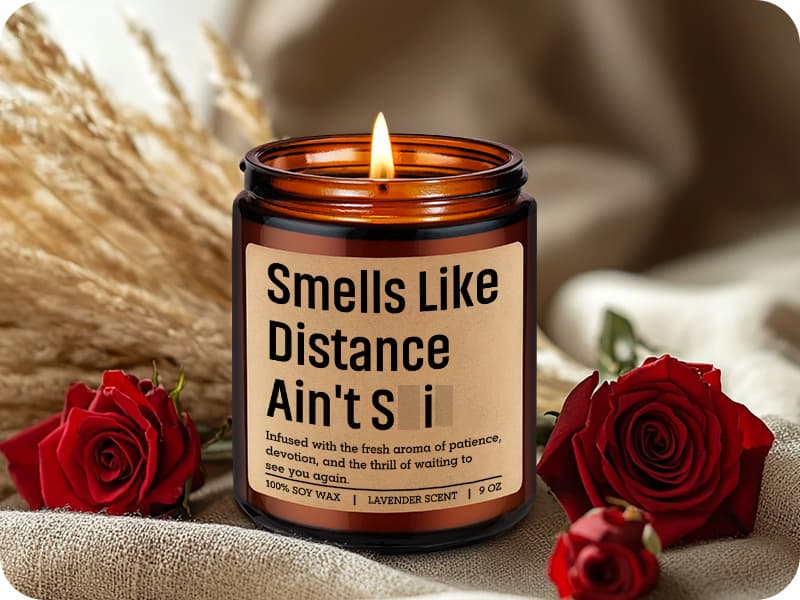 Gifts for Long Distance Boyfriend, Girlfriend, Christmas, Birthday, Miss You, Long Distance Friendship Gifts for Best Friend GSPY Candle, Long Distance Relationship Gifts for Him, Her, BF, GF, Couples B0G48L3KMF