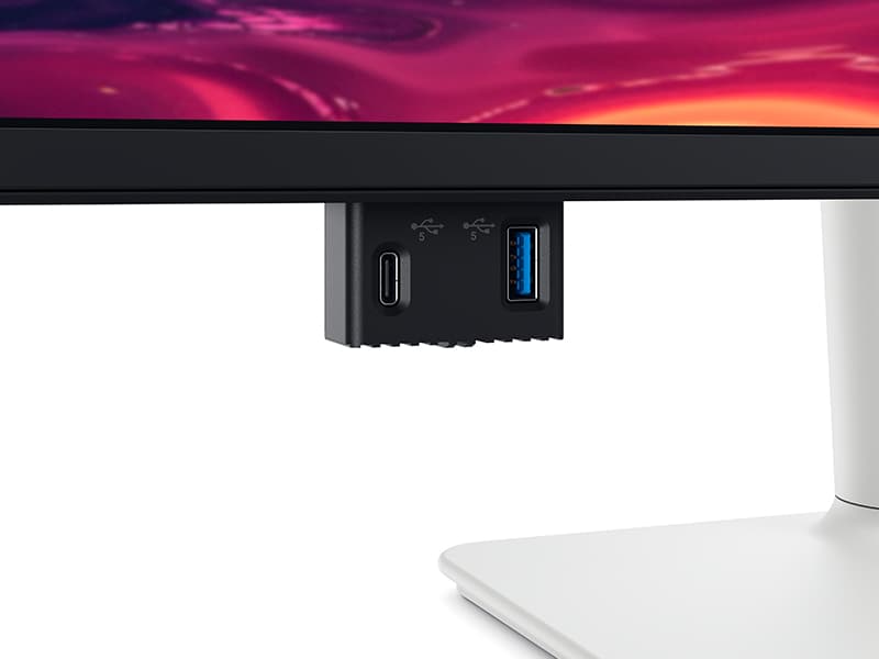 Dell 27 Plus 4K USB-C Monitor - S2725QC - 27-inch 4K (3840 x 2160) 120Hz 16:9 Display, AMD FreeSync Premium, sRGB 99%, Integrated Speakers, 1500:1 Contrast Ratio, Comfortview - Ash White