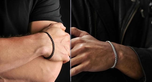 Love You This Much Promise Cuban Bracelet, Romantic Gift for Boyfriend, Appreciation Gift for Boyfriend, Cute Small Gift for Boyfriend, Thoughtful Boyfriend