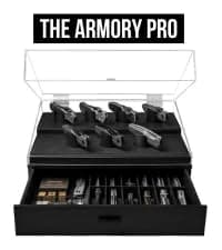 Holme & Hadfield Premium 4-Slot Wooden Watch Display Case – Handcrafted Men’s Watch Box with Accessory Drawer, Hinged Cover, Leather Lining – Birthday Gift for Collectors – Luxury Built to Last